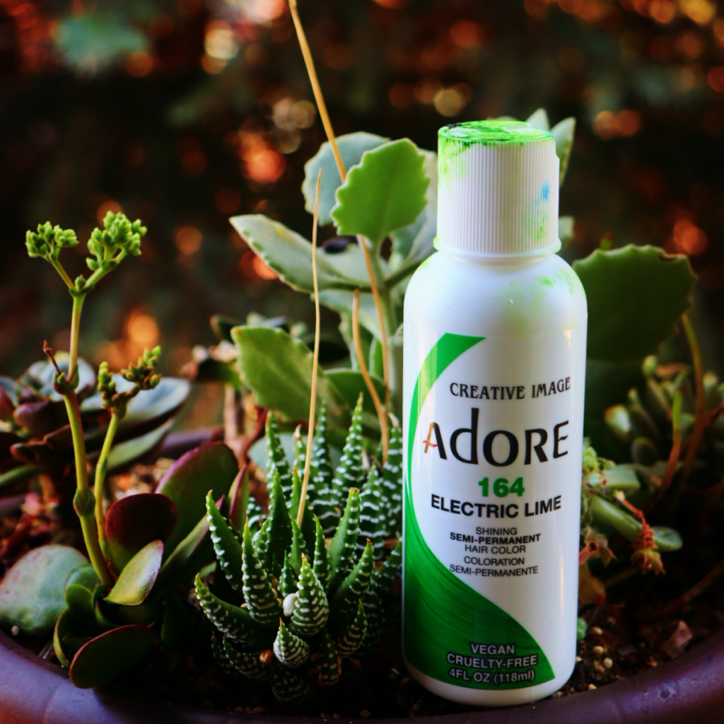 Adore Hair Dye in Electric Lime