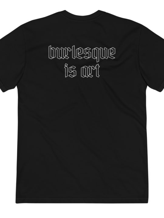 LadiePCumeleon-BurlesqueisArt-Unisex-Sustainable-T-shirt-back.png