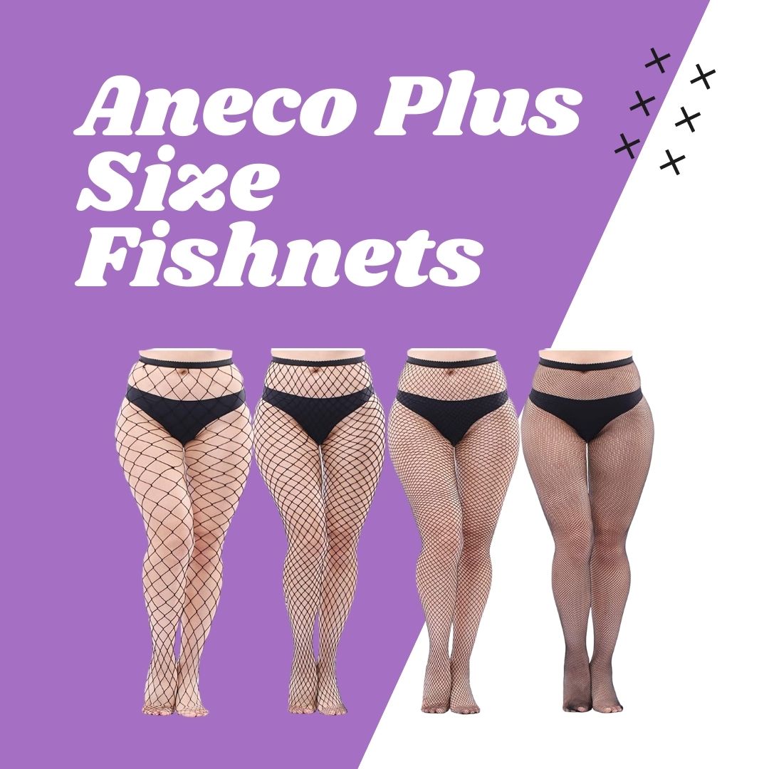 Aneco Plus Size Fishnets
