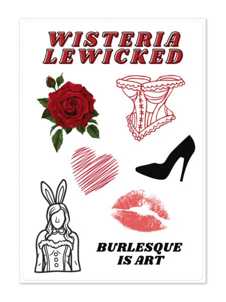 Wisteria LeWicked Sticker Sheet