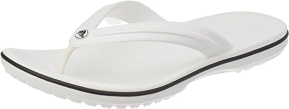 White Croc Flip Flops
