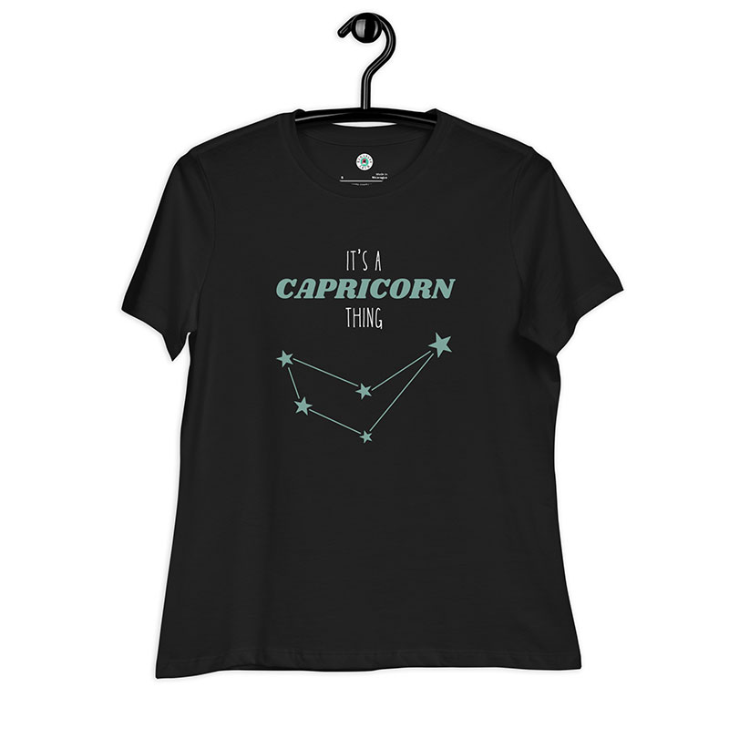 Capricorn women's relaxed t-shirt