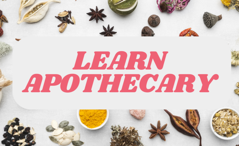 Apothecary for Beginners