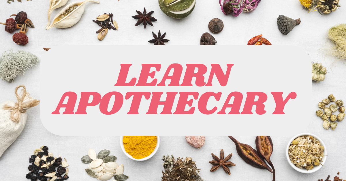 Apothecary for Beginners