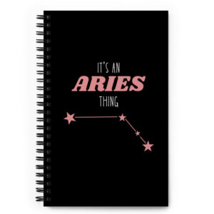 Aries Spiral Notebook 