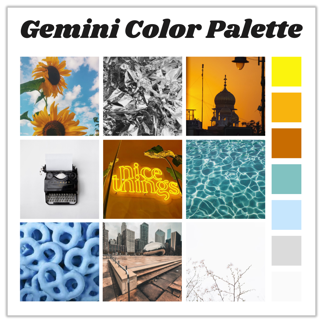 Gemini Season Color Palette