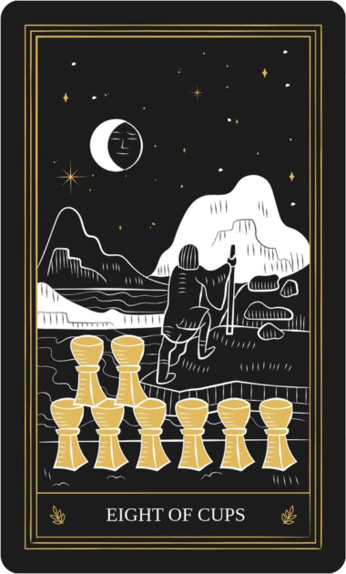 Tarot 8 of Cups