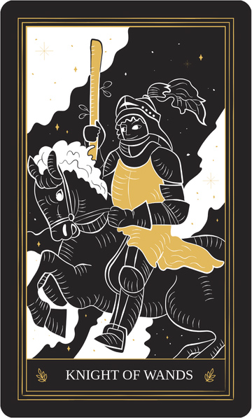 Tarot Knight of Wands