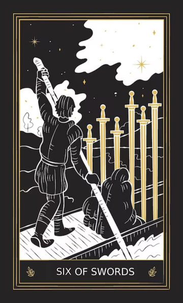 Tarot Six of Swords