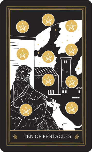 Tarot 10 of Pentacles