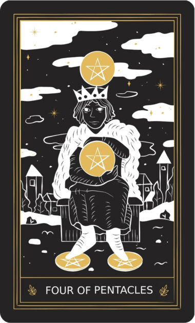 Tarot 4 of Pentacles