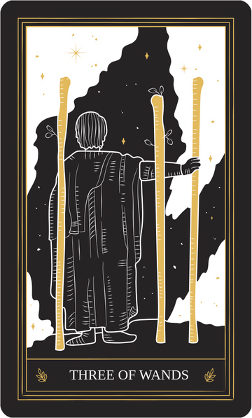 Tarot Three of Wands