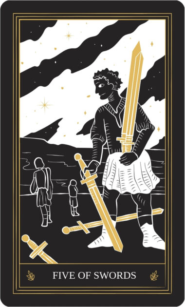 Tarot Five of Swords