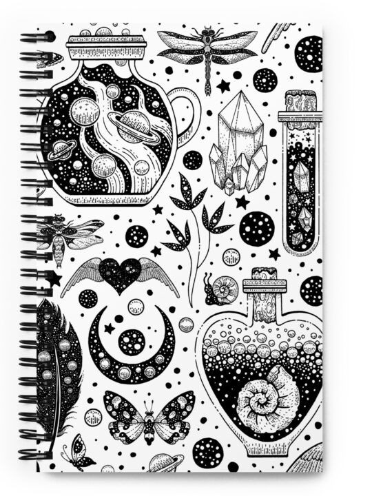 Witchy Spiral Notebook