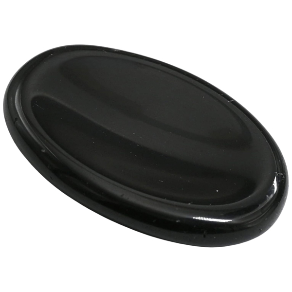 Black Agate Worry Stone Crystals