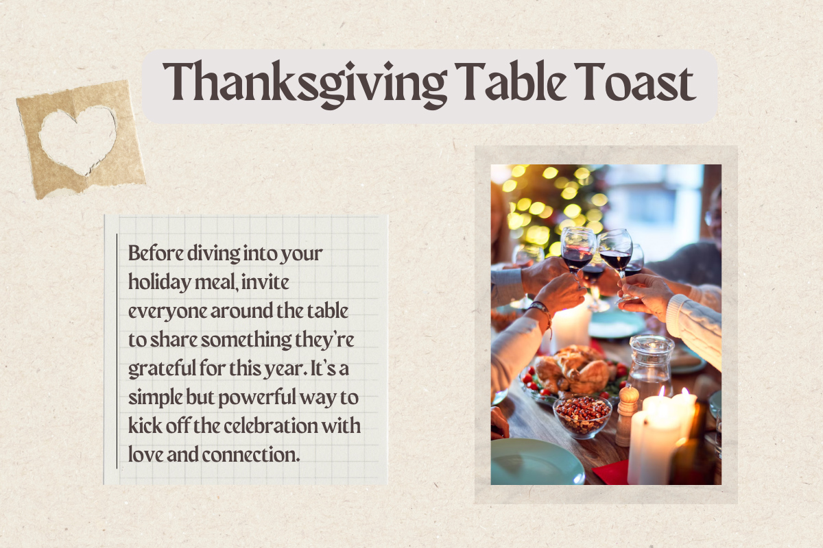 Thanksgiving Table Toast