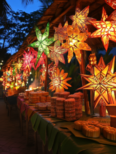 vibrant holiday festival in the Philippines