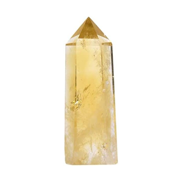 Citrine Gemstone Healing Crystal Hexagonal​