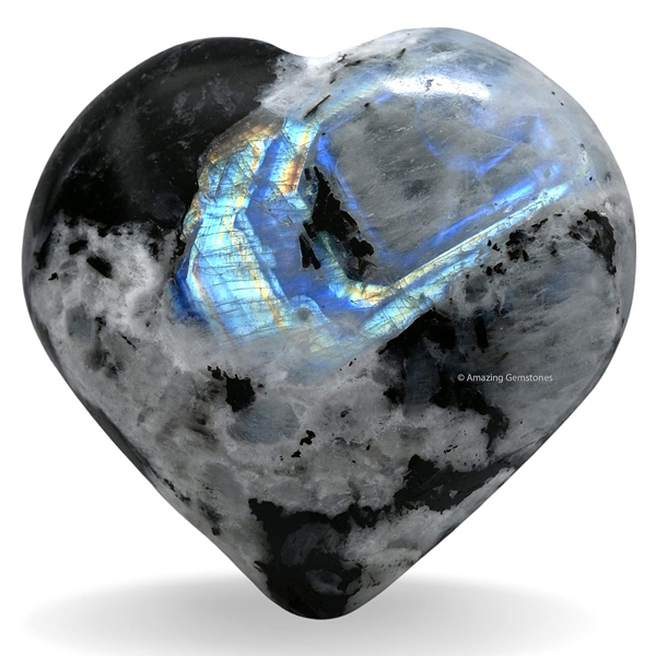 Moonstone Crystal Heart Stone​