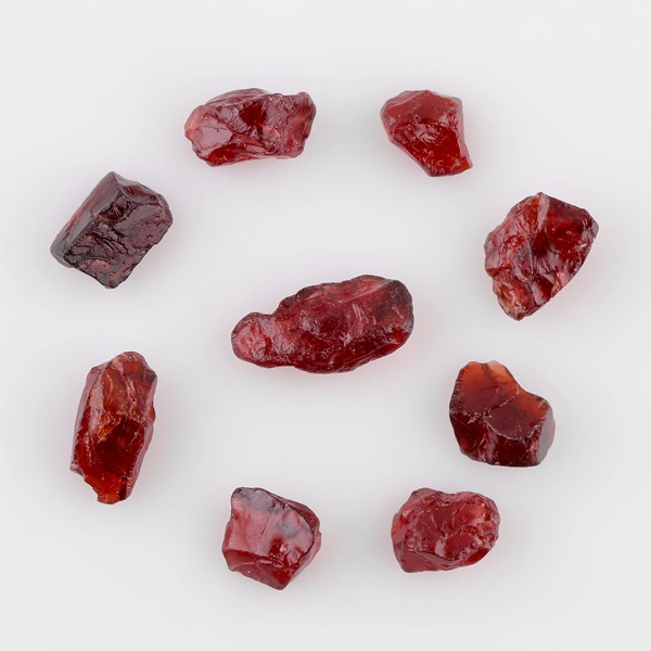 Raw Red Garnet Rough Crystal Stone​