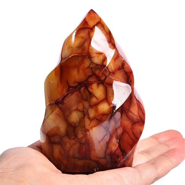 Red Agate Flame Shaped Stone Towers​