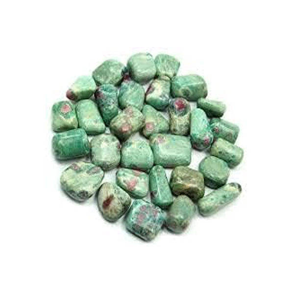 Ruby in Fuchsite Tumbled Stones​