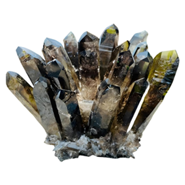 Smoky Quartz Large Crystal Cluster​