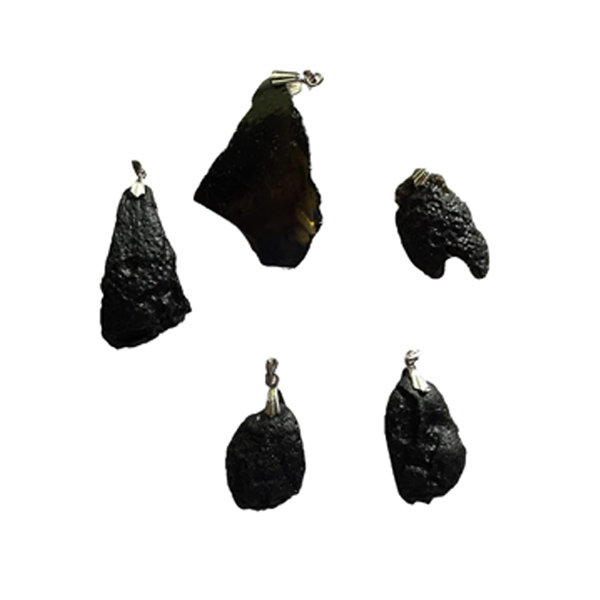 Tektite Gemstone Tumbled Pendant