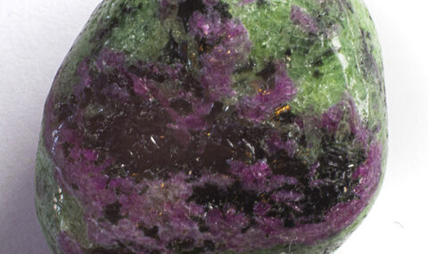 Zoisite with Ruby