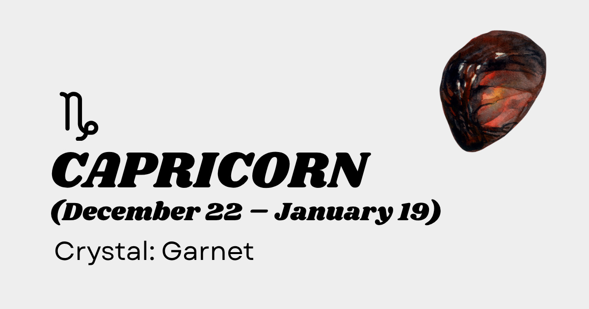 Capricorn Garnet
