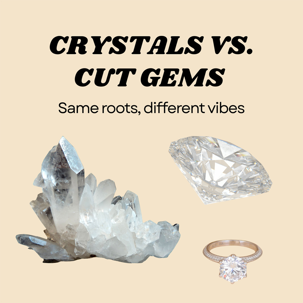 Crystals vs. Cut Gems