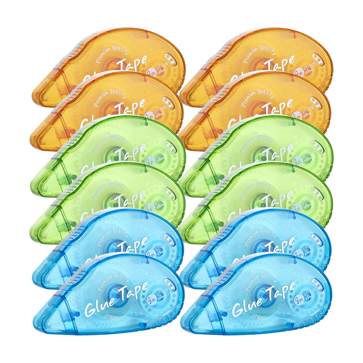 12 Pack Double Sided Tape Roller