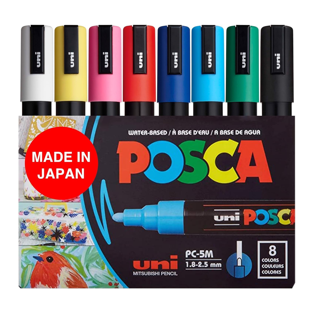 POSCA 8-Color Paint Marker Set