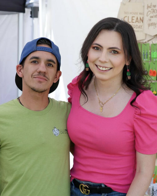 Casey Blake and Partner Dom