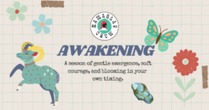 March Creative Art Journal Theme Awakening