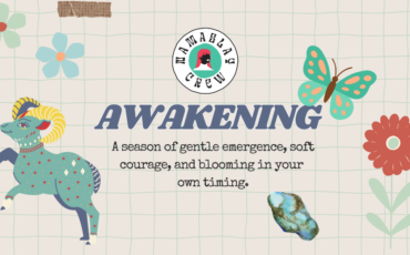 March Creative Art Journal Theme Awakening