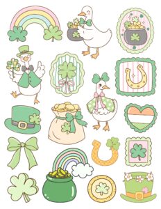 NamaSlay March Theme StPats Printables