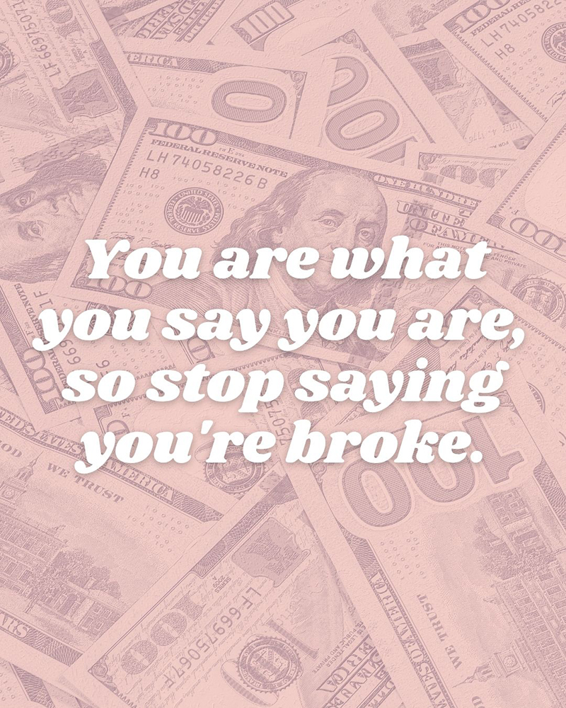 abundance mindset and positive self talk for financial growth