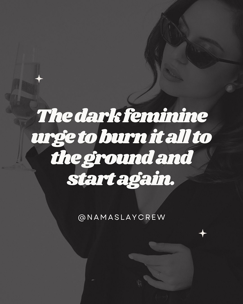 dark feminine transformation and rebirth mindset choosing personal power