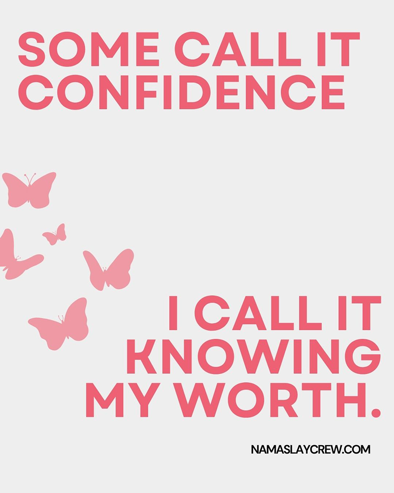 self worth and confidence mindset focused on knowing your value