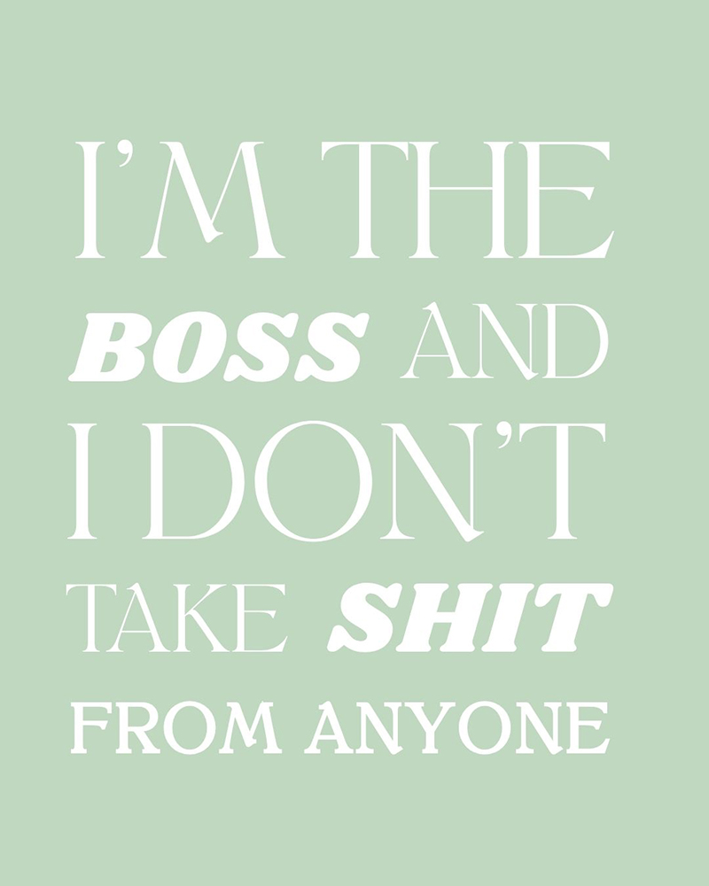 strong mindset and confidence setting standards and self respect