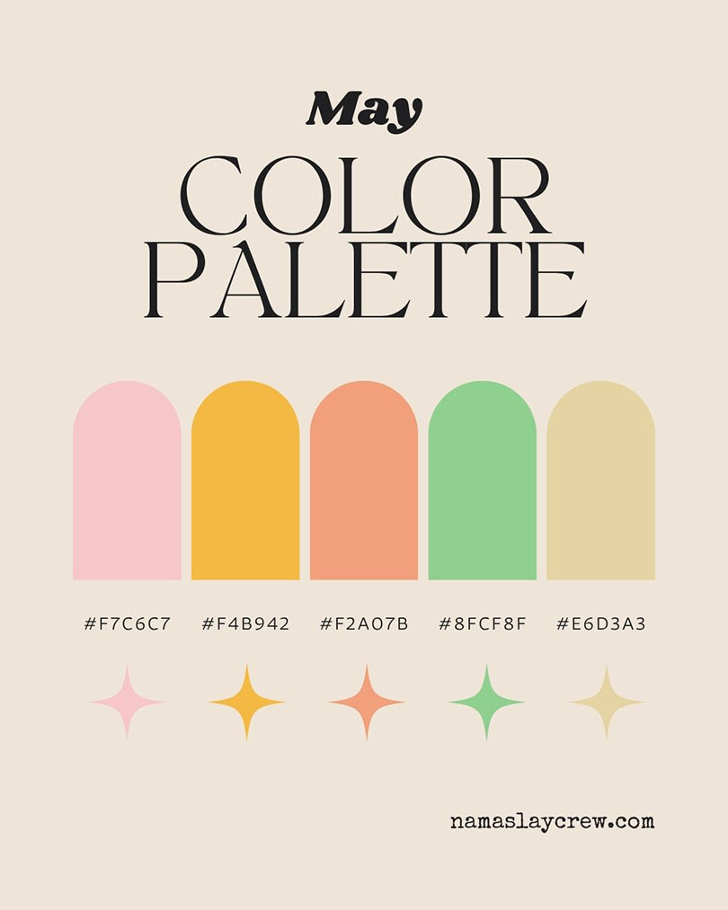 May Color Palette