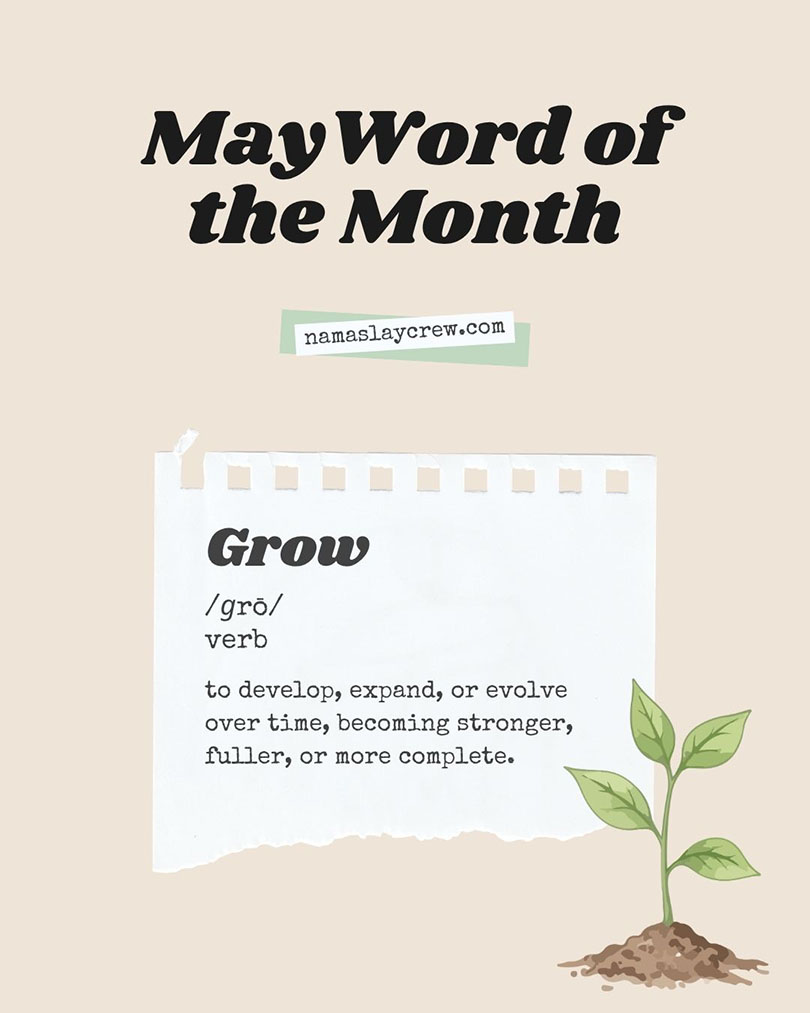 Word of the Month Grow