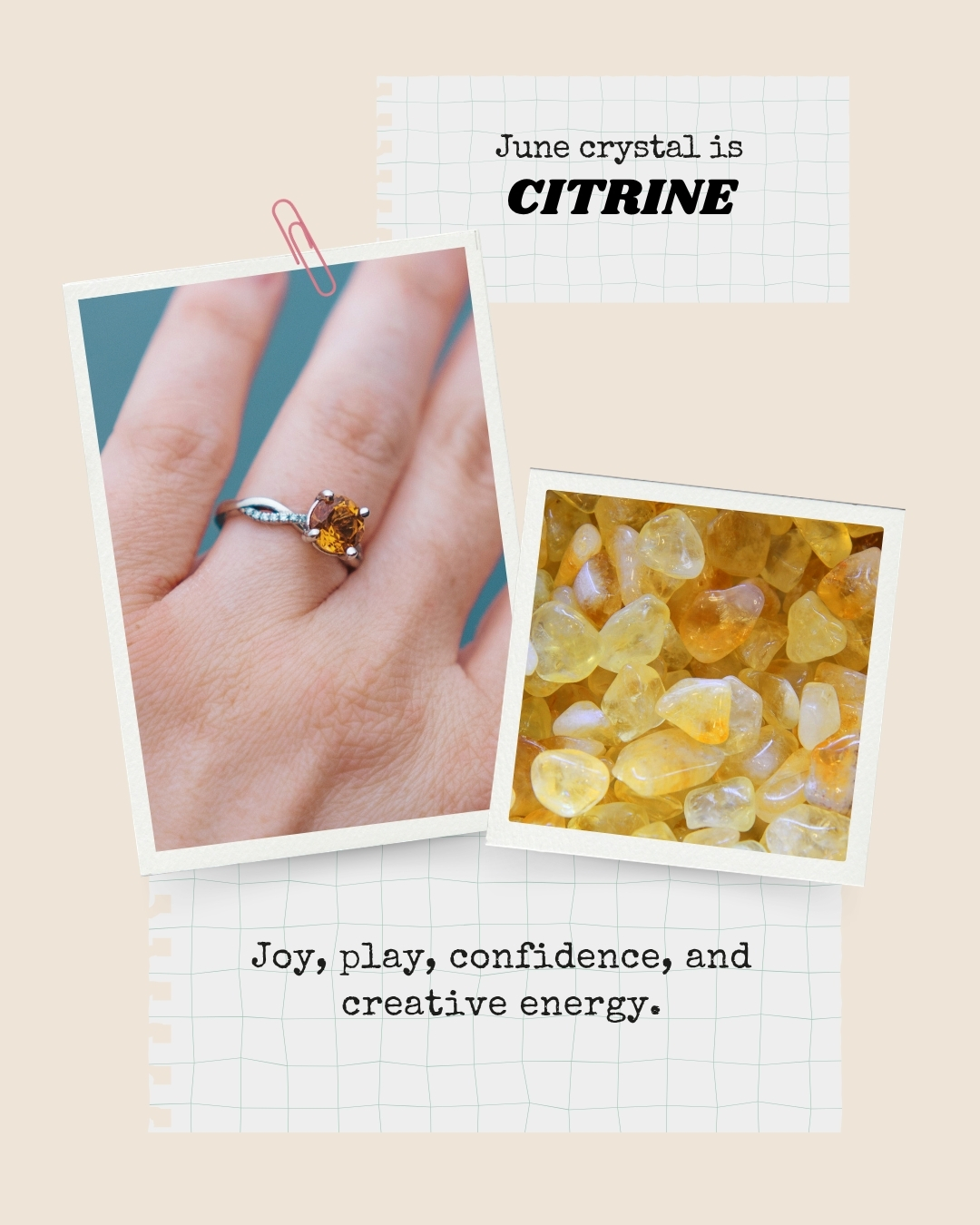 Crystal of the Month Citrine