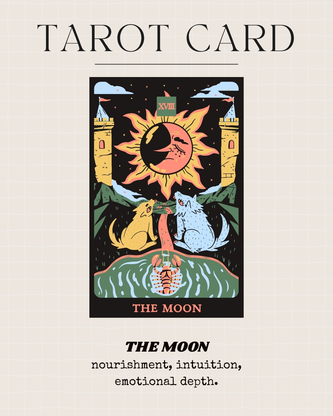 July tarot card of the month: The Moon
