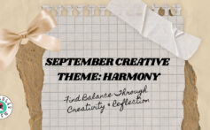 September creative theme: harmony, balance, and reflection.